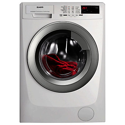 AEG L69480VFL Freestanding Washing Machine, 8kg Load, A+++ Energy Rating, 1400 rpm Spin, White